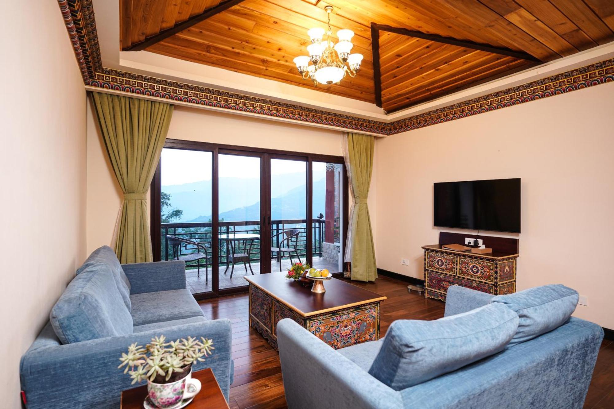 Denzong Regency- Luxury Mountain Retreat Spa & Casino Gangtok Bagian luar foto