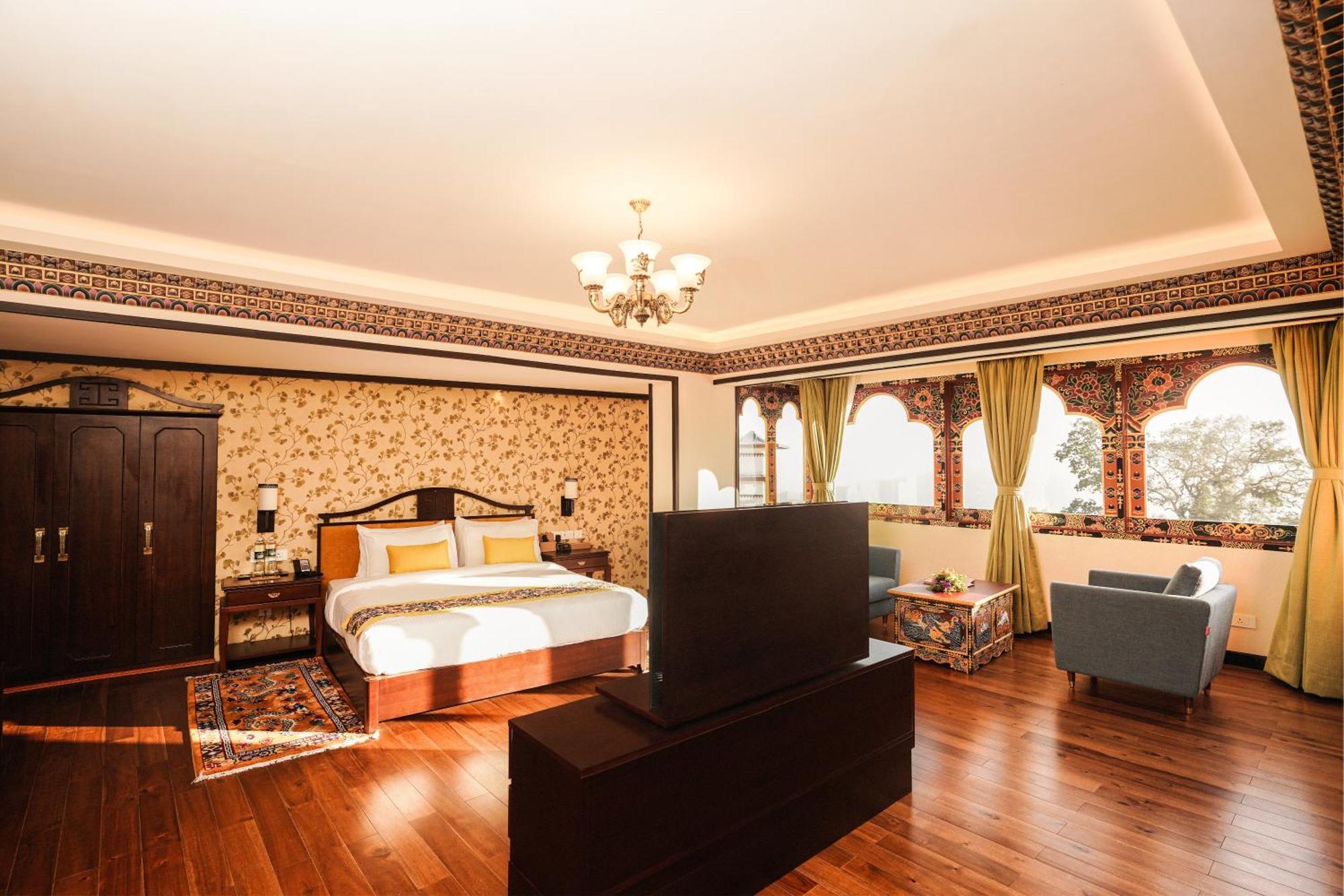 Denzong Regency- Luxury Mountain Retreat Spa & Casino Gangtok Bagian luar foto